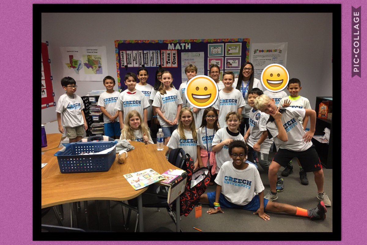 Loving our new shirts! #creechpride #CreechU