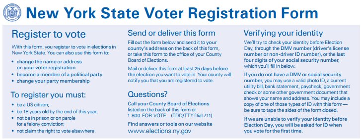 UFANYC's tweet photo. TODAY is the deadline to register to vote in the 2017 election. There’s 8,500 of us. We can make a difference. https://t.co/LPaujTUHOI https://t.co/5Z7cOV74rV