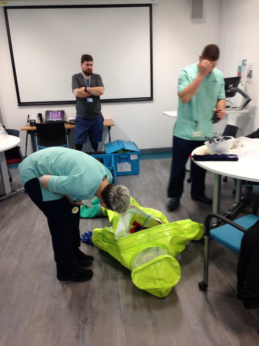 Vicky_ED_EDU's tweet photo. Another laughter filled day of CBRNE and fit testing. Available for #teamED and #teamEDU every Friday in October https://t.co/VIU9ykLyVJ