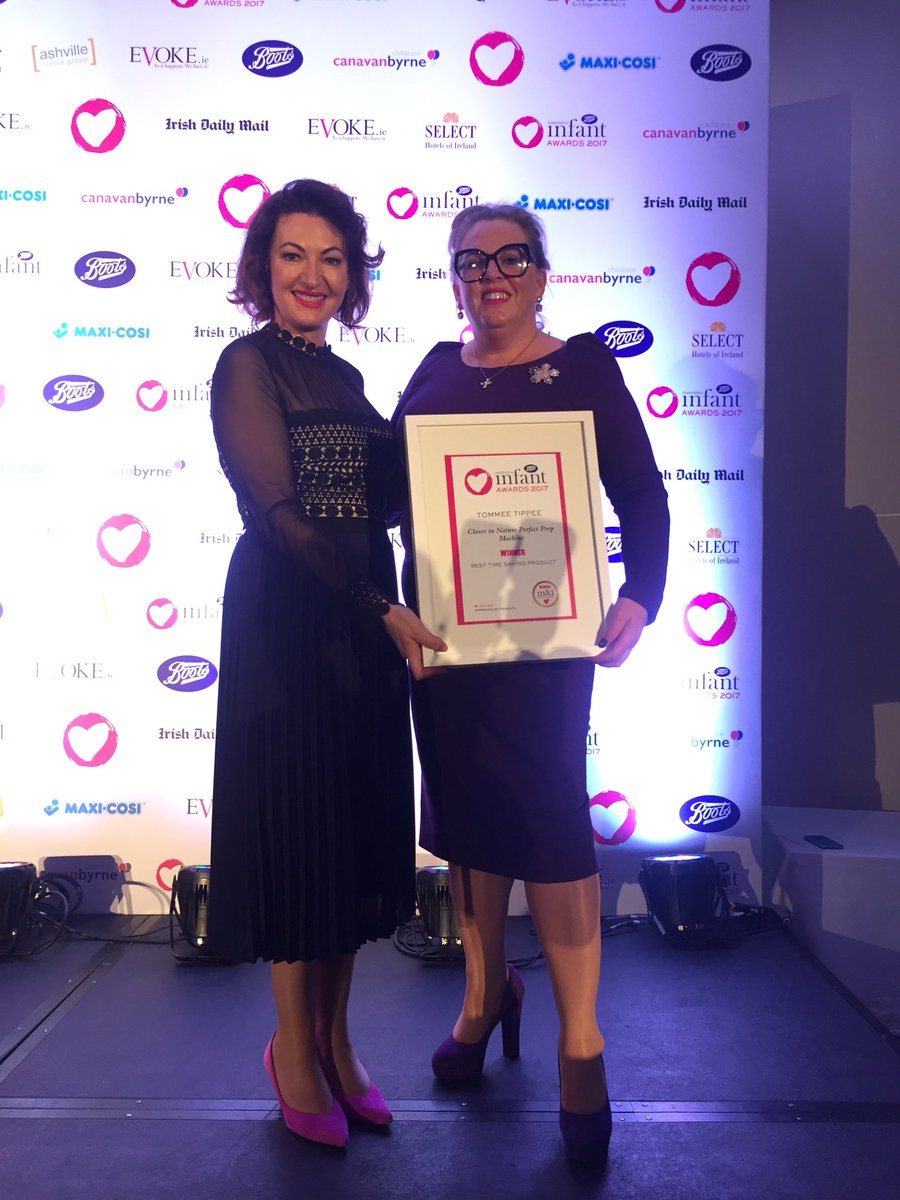 maternityinfant's tweet photo. Congratulations to @tommeetippee_UK the winners of Best Time Saving Product! #Mayborngroup #BootsmiAwards17 https://t.co/HUvHrLRKgu