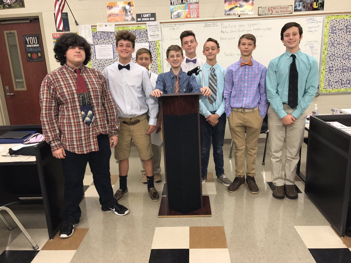 CoachK_TL_CSMS's tweet image. 8th Grade @CSMS_Huskies Teen Leadership Class gave speeches on Tues: &quot;A Goal I Want To Reach Before H.S. and Two Ways That I Can Reach It&quot;