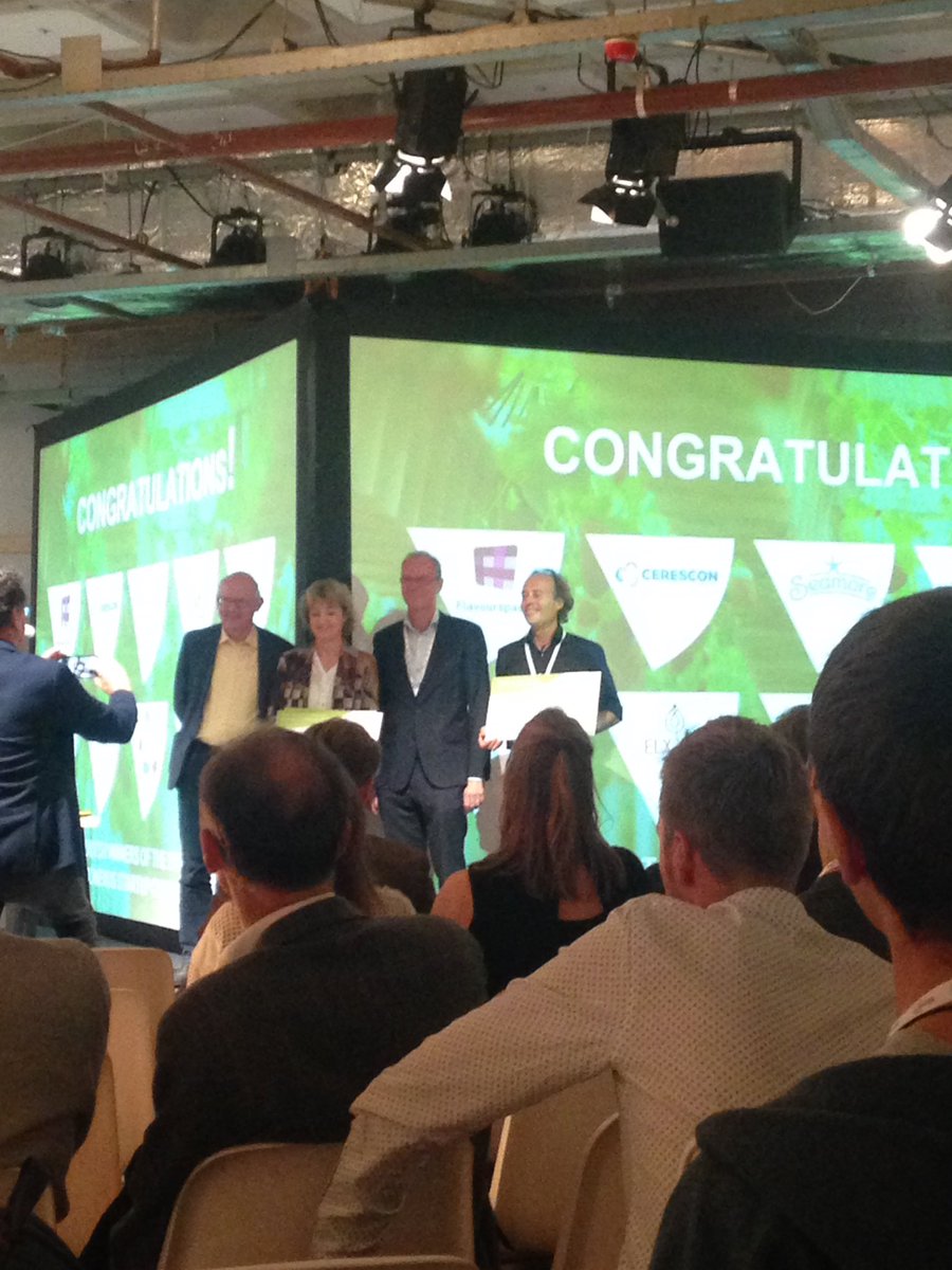 WeekvanOnsEten's tweet photo. Winnaars FoodNexus Startup Challenge uit Nederland zijn: Seamore @SeamoreFood  &amp; Cerescon @CeresconTherese  #dafw17  #FNSC2017 https://t.co/s0yAFPNKs0
