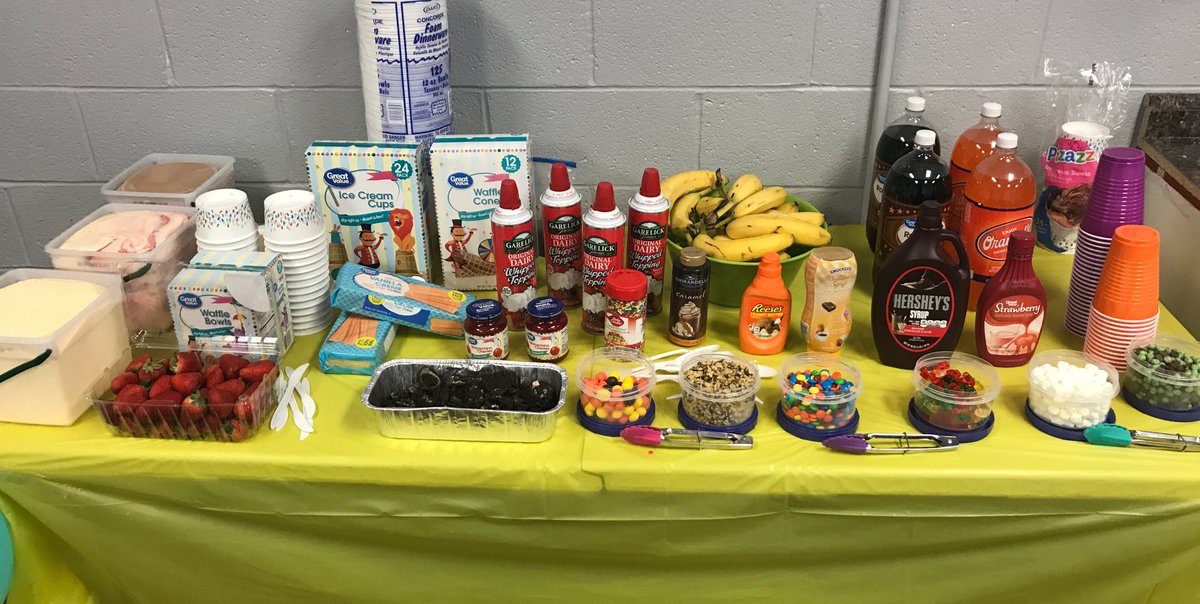 NTamboneHD's tweet photo. Ice Cream Sundae party for the associates of 1241 for driving Recoveries on the Front End!! 🍦🍦🎉🎉#TrendingOrange #FrontEndAccuracy #CAM https://t.co/kB1BUALABQ