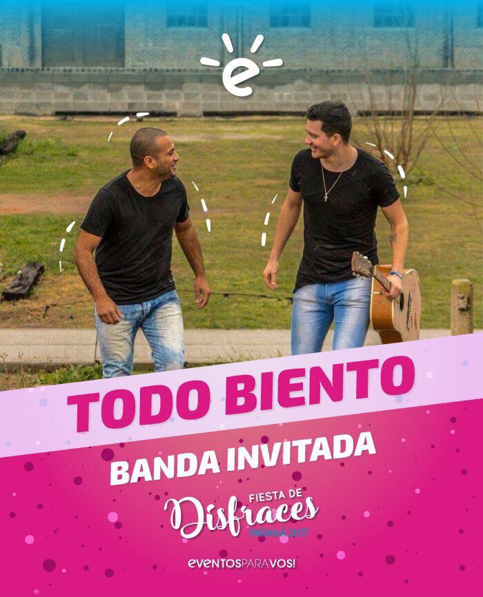TodoBientoBanda's tweet photo. Mañana le ponemos ritmo a la #FiestaBlack&White #PreviaFiestaDeDisfraces #PiedrasBlancas 💣
¡ANTICIPADAS A LA VENTA! https://t.co/sIP5yeRi8C