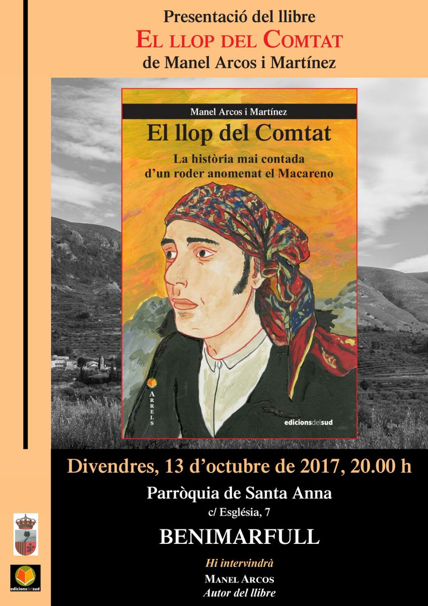 CompanyStas's tweet photo. @AndreuValor @PauAlabajos @Festardor_info @AspencatOficial #Comtat hui a #Benimarfull presentaciรณ del "llop del Comtat" concert d' @AndreuValor a #lOrxa i #Jazz al #Dallas44 @ARAMULTIMEDIA @pagina66 https://t.co/JXAyfNON9c