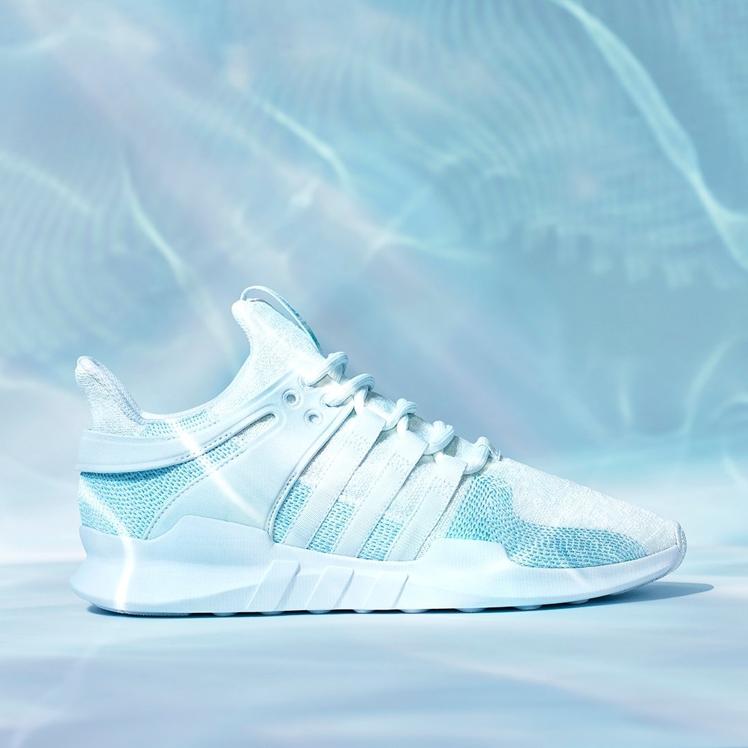 Footpatrol_ldn's tweet photo. adidas Originals by Parley EQT Support ADV CK 'White/Blue Spirit' | Launching online on 14.10, priced at £110. #Footaptrol #adidasOriginals https://t.co/ZaaHyCXsUn