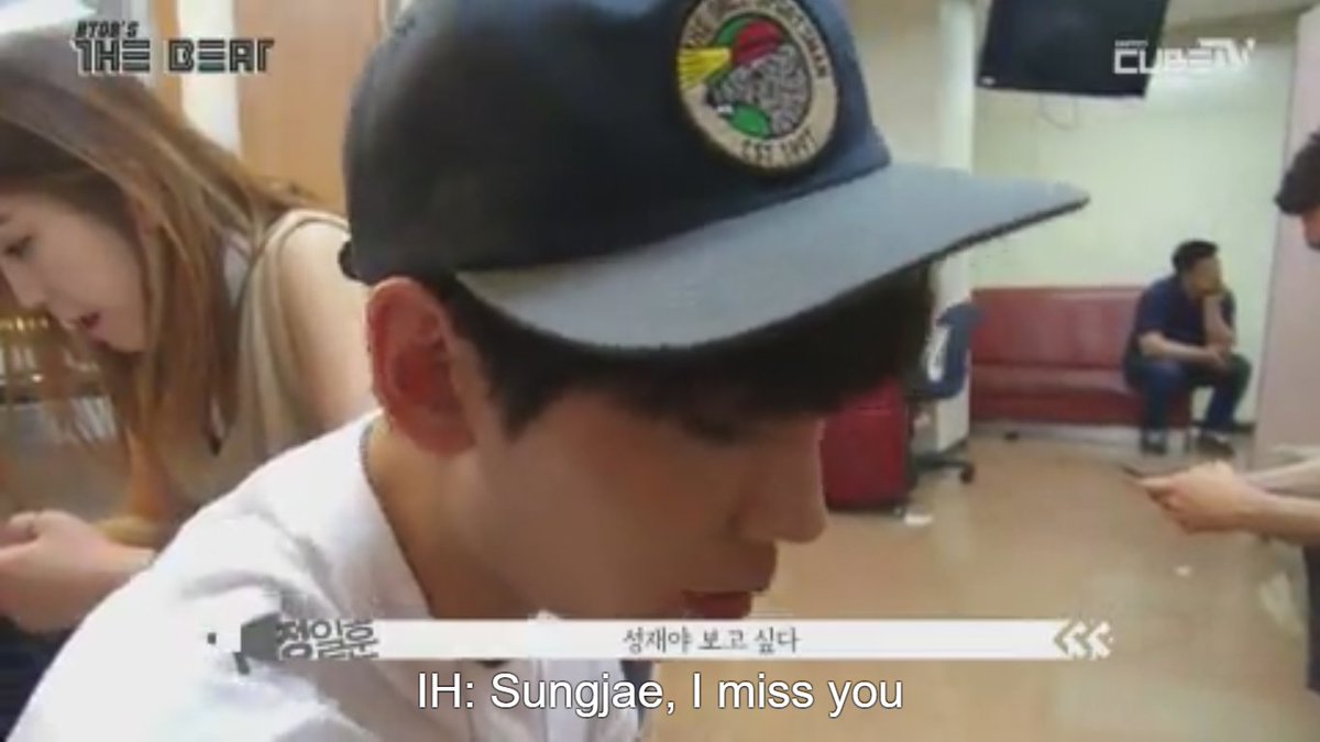 Hyung's messages when Sungjae went to New Zealand
