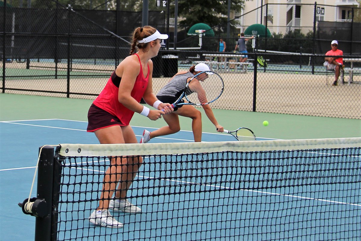 sumter25k's tweet photo. Half of tomorrow's doubles championship is in! @KentonMueller and @CaitWhoriskey move on with 6-2, 6-2 win over Borthwick/Moore! https://t.co/rMLOLFClaO