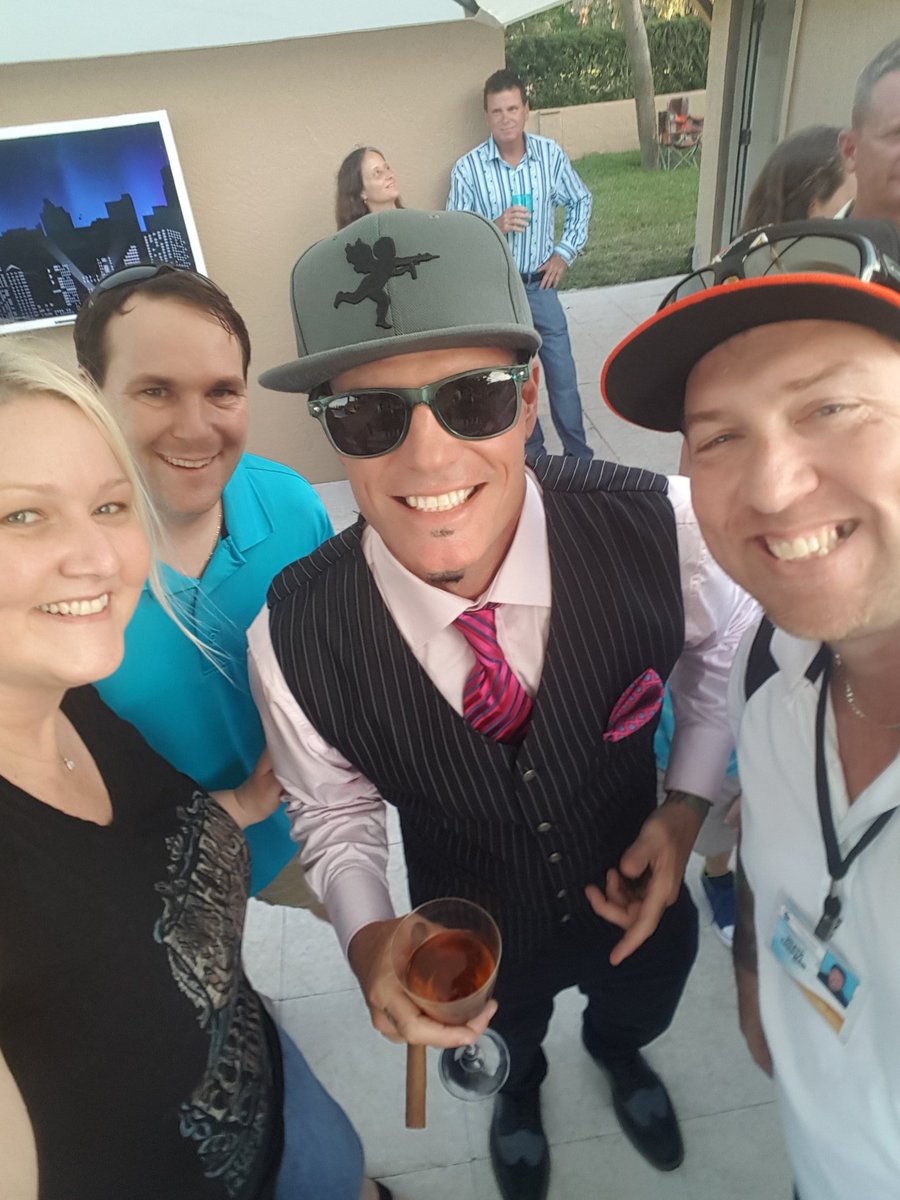 In Melbourne Beach for the big reveal of The Vanilla Ice Project. <a href="/vanillaice/">Vanilla Ice</a> <a href="/DIYNetwork/">DIY Network</a> #wordtoyourmother #beachfrontavenue #ninja