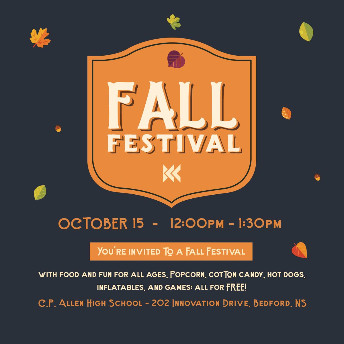 KingsChurchHFX's tweet photo. 2 Days AWAY! FOOD, FUN, AND FREE! Join us at 10:30am for our first service in Halifax, and then celebrate with us at 12pm at Fall Festival! https://t.co/kdQOPIXda7