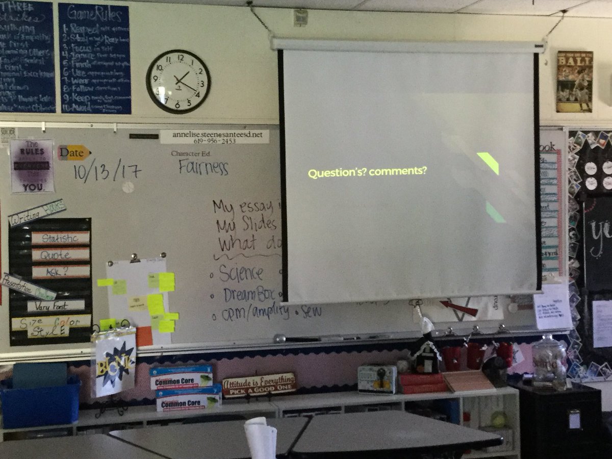 Friday presentations in S. Success Program. #ssdchat