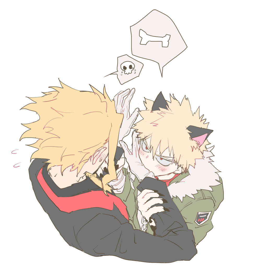 LOVE_ALLMIGHT's tweet photo. 리퀘박스 [뼈다귀 먹어버릴거야(?)하는 할로윈 캇올 보고 싶어요]입니다~!🐺💀 https://t.co/jEKtNtLVWQ