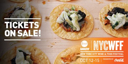 Come say hello to us <a href="/nycwff/">NYC Wine & Food Festival</a> tomorrow! From 8pm - 10pm. 100% of net proceeds benefit <a href="/foodbank4nyc/">Food Bank For New York City</a> and <a href="/nokidhungry/">No Kid Hungry</a> 
#nycwff #drivechangenyc