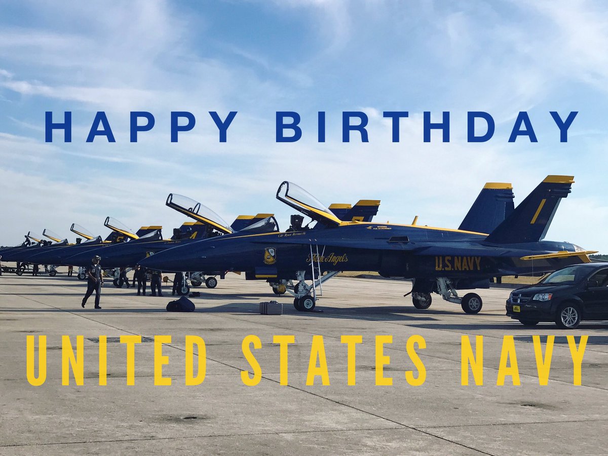 Happy #242NavyBDay, especially to our <a href="/USNavy/">U.S. Navy</a> #airshow friends!
💙⚓️ 🎂