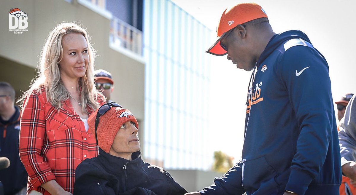 Broncos's tweet image. .@5280turf — you are the definition of what it means to #FightLikeABronco.

We're proud to have you as a part of our team.