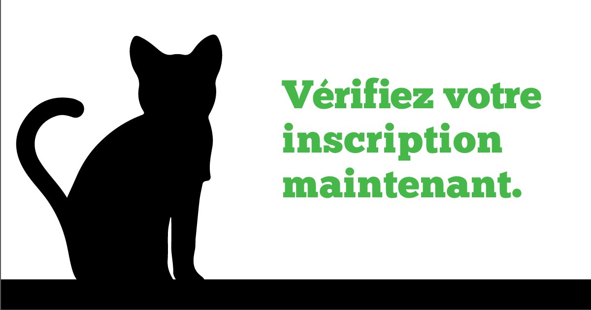 En ce #vendredi13, ne pas être sur la liste électorale, ça pourrait porter malheur 😉🍀 Vérifiez votre inscription: ow.ly/sg8T30fRoz1