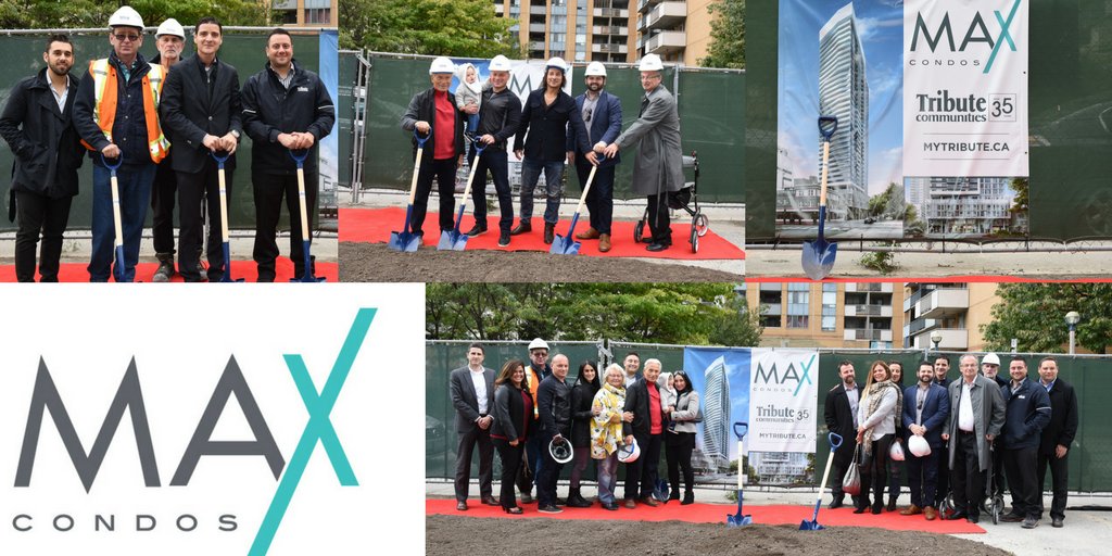 mytributehome's tweet photo. #MaxCondos located in downtown Toronto broke ground this week! Can't wait to see how this project designed by @GCarchitects comes to life! https://t.co/OQSa4OUVRJ