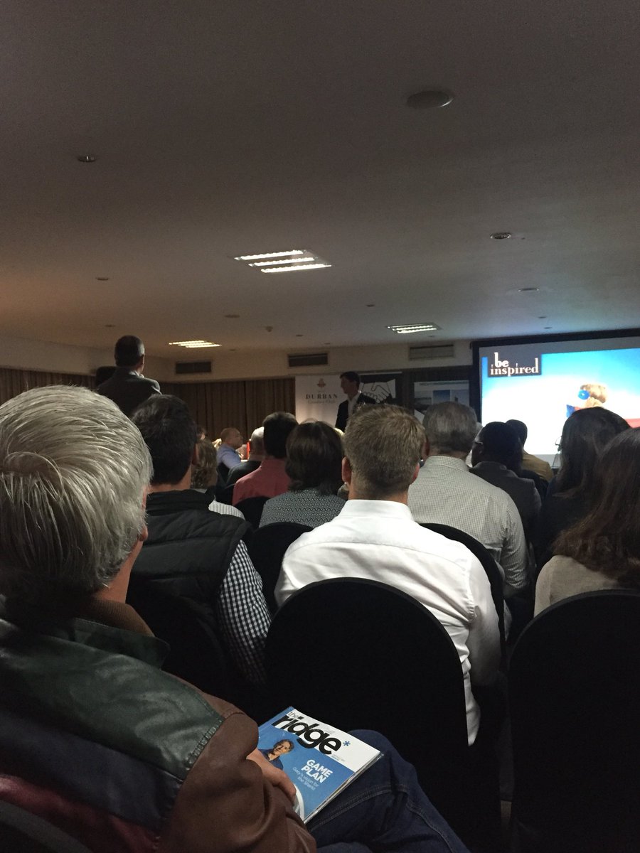 Flapit_SA's tweet photo. At Durban Country Club with the Durban Entrepreneurs Club listening to @GarethCliff shortly! #declub #Flapit https://t.co/EQXykoGoJX