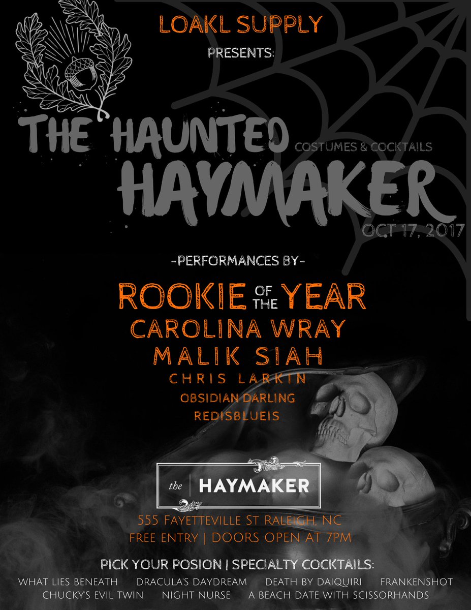 This Tuesday we are playing Raleigh, NC at <a href="/HaymakerRaleigh/">HaymakerRaleigh</a>. #Raleigh <a href="/NewRaleigh/">New Raleigh</a> <a href="/RitzRaleigh/">The Ritz Raleigh</a> <a href="/DowntownRaleigh/">Downtown Raleigh Alliance</a> <a href="/visitRaleigh/">visitRaleigh</a> <a href="/carolinawray/">CAROLINA WRAY</a>