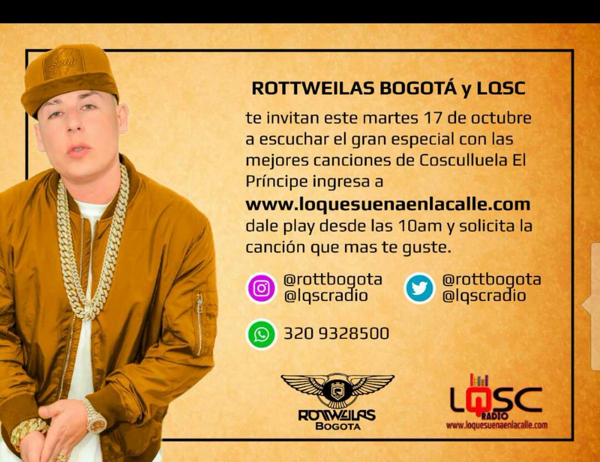 chaleston18's tweet photo. @RottBogota @lqscradio @Danii_Ortiiz29 @LeandroRottBoy @coscuelprincipe #Rottboyz https://t.co/Du1jHgf7PJ
