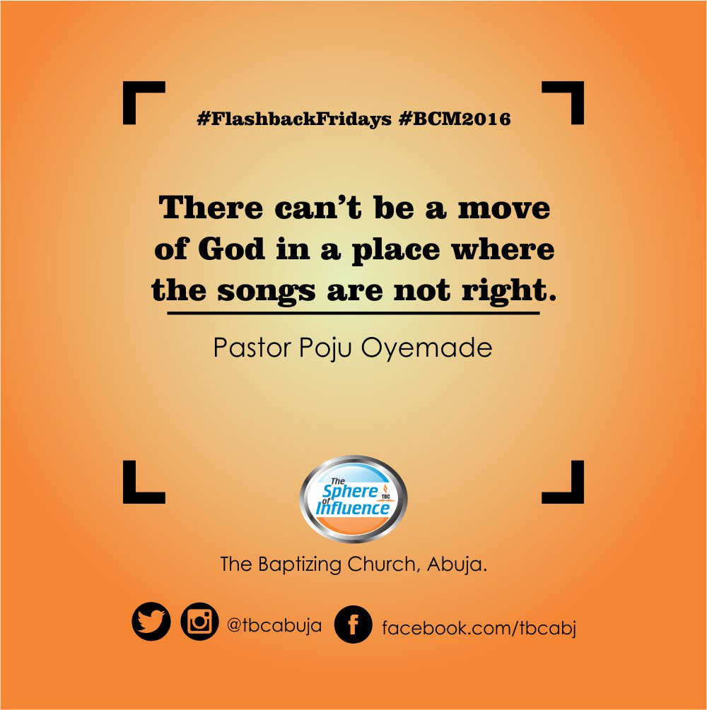 tbcabuja's tweet photo. There can't be a move of God in a place where the songs are not right. #BCM2016 #BelieversCampMeeting https://t.co/QdJ1xD4OdA