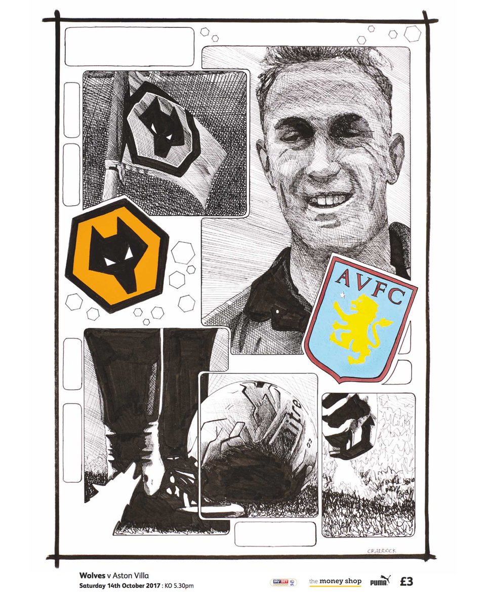 Wolves's tweet photo. Here is the sixth @MrJodyCraddock programme cover of the 2017/18 season, featuring Billy Wright: Wolves v @AVFCOfficial.

#6of23 #WOLvAVL https://t.co/sa3vyGnZmX