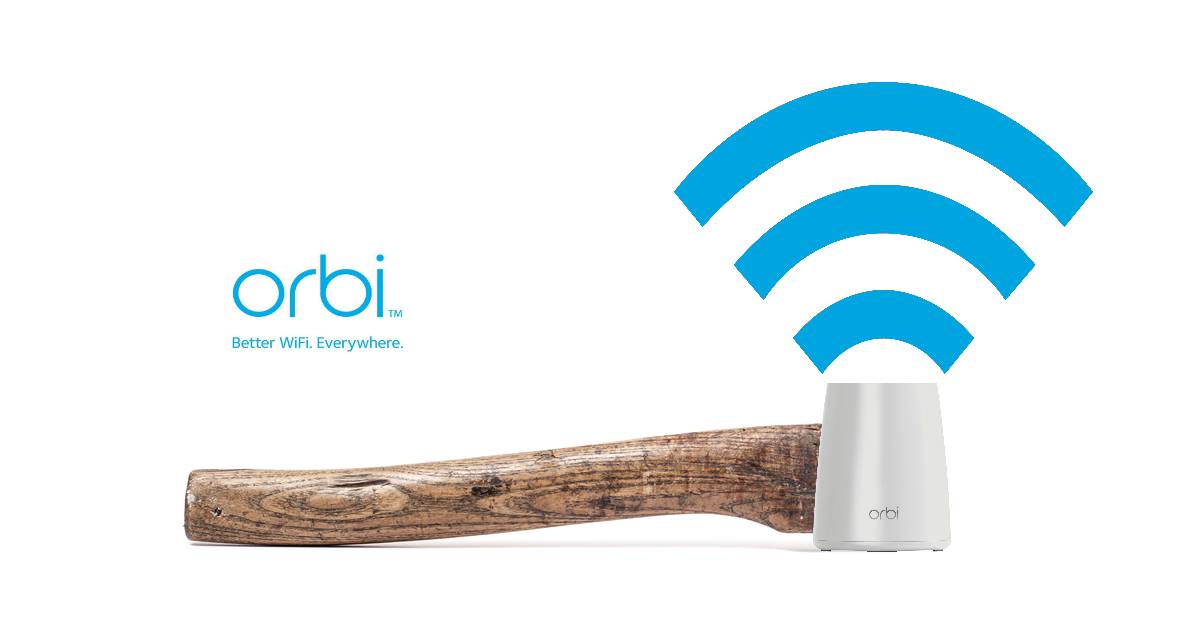 NETGEAR's tweet photo. Don’t be a victim of horrifying #WiFi, “axe”us about Orbi! #FridayThe13th #JasonApproved
Learn about Orbi: https://t.co/GALX9v0cWo https://t.co/wscduHhv9W