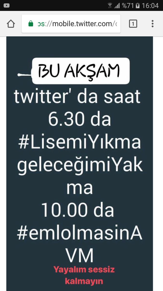 Yusufer914's tweet photo. Reettwetleyin bunu herkes görsün ve paylaşsın  #LisemiYıkmaGeleceğimiYakma https://t.co/ydphNDgz5s