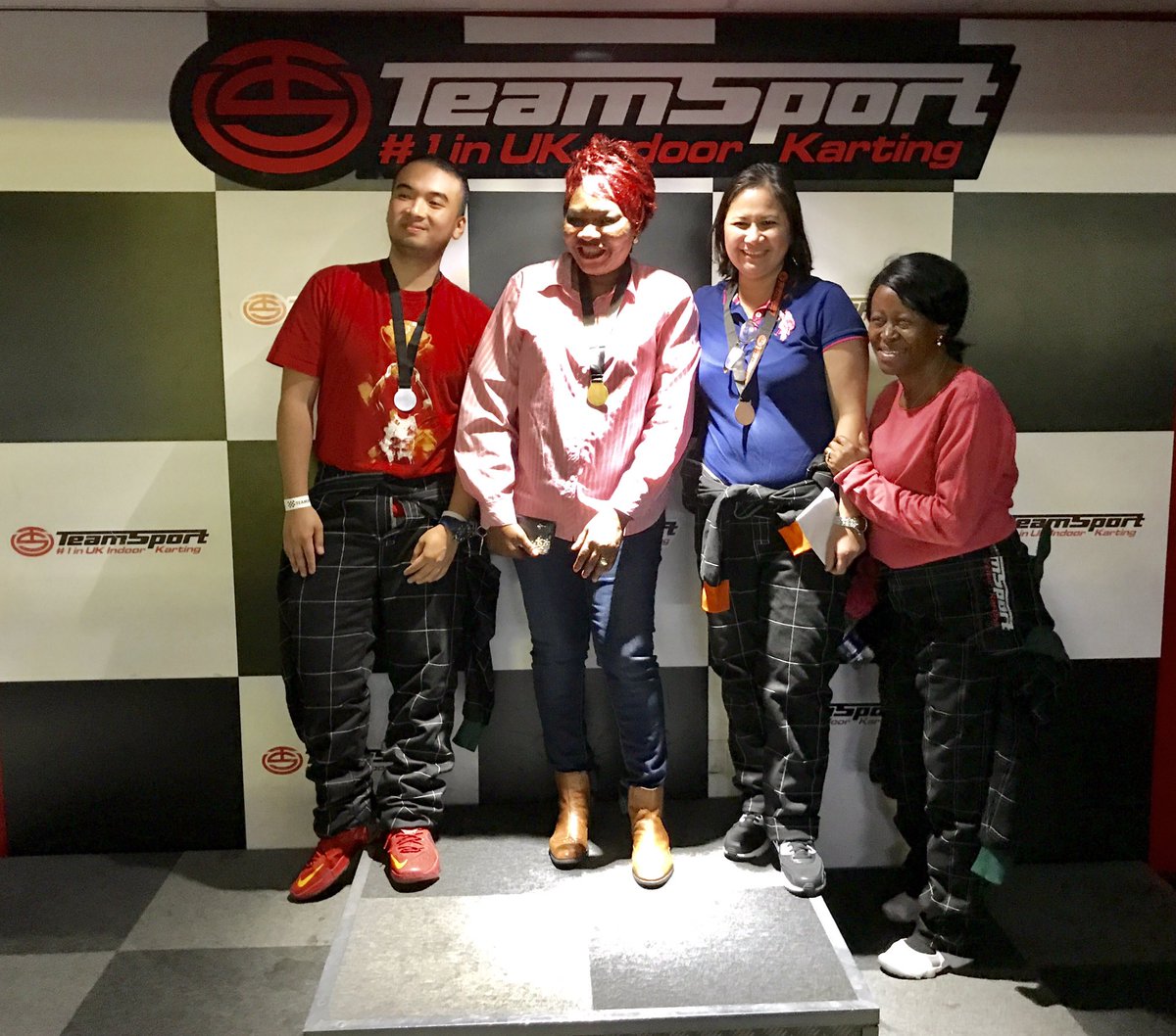 belmamotes1's tweet photo. The winners @karting #screening #admin #endoscopy #stmarks #CMH #ealinghosp https://t.co/2hYjO4mmiZ