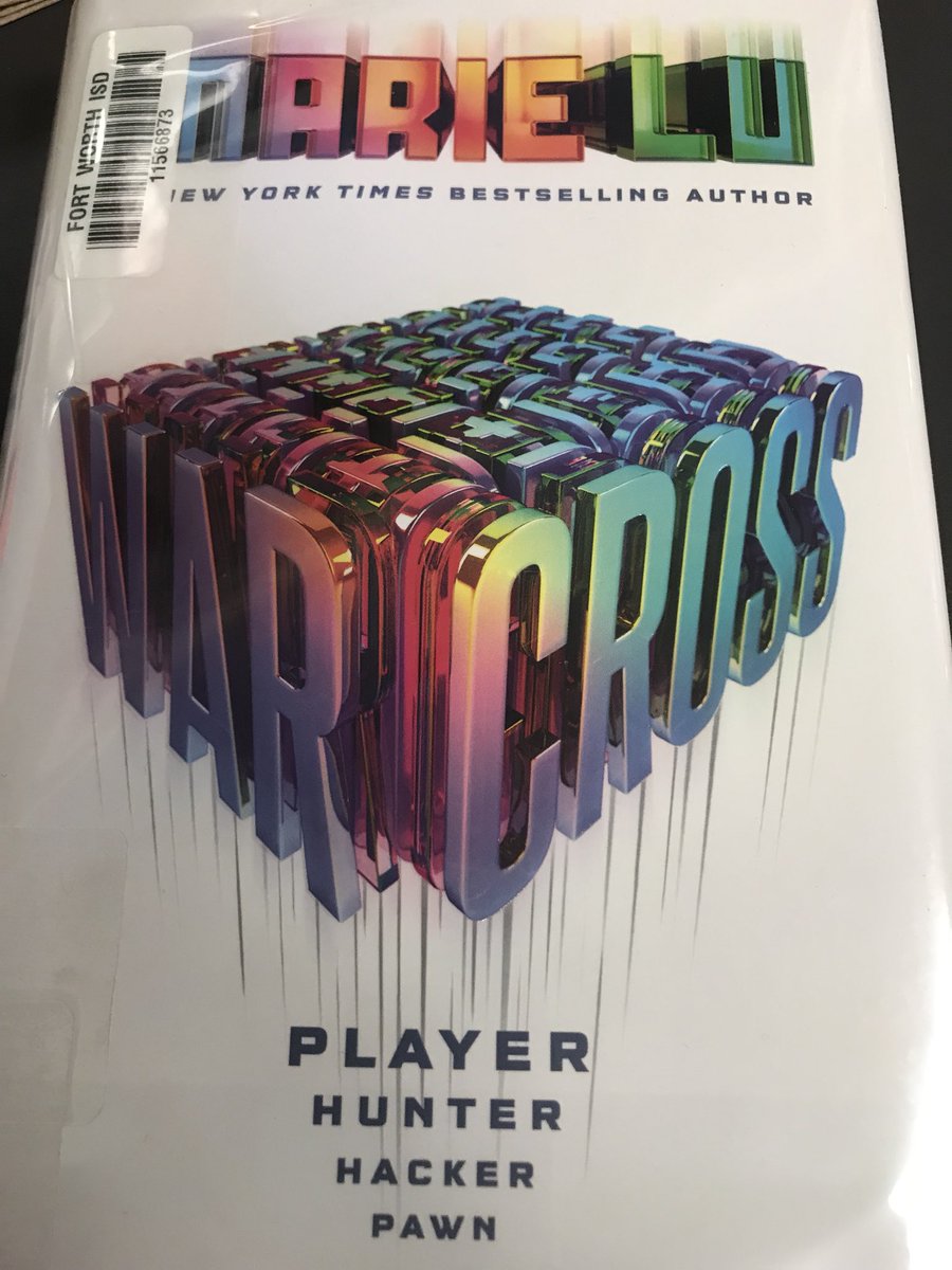 PaschalLibrary's tweet photo. Just got this amazing book by @Marie_Lu processed and ready for check out. Goal is to get it into student hands by the end of lunch. #checkoutchallenge https://t.co/SfPExeqnad