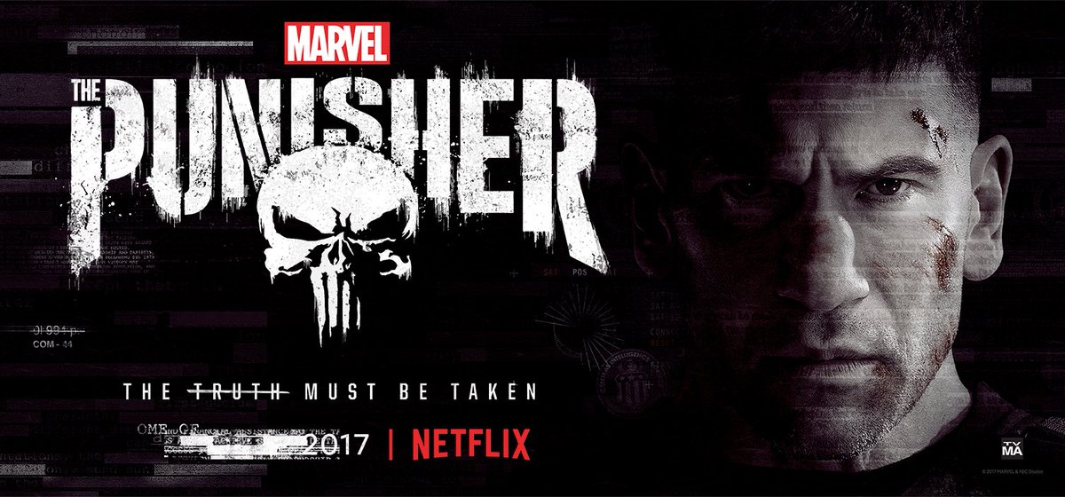 ThePunisher's tweet photo. Frank Castle has no superpowers. He's fueled by vengeance and loss. #ThePunisher https://t.co/QB8w7xsZTG