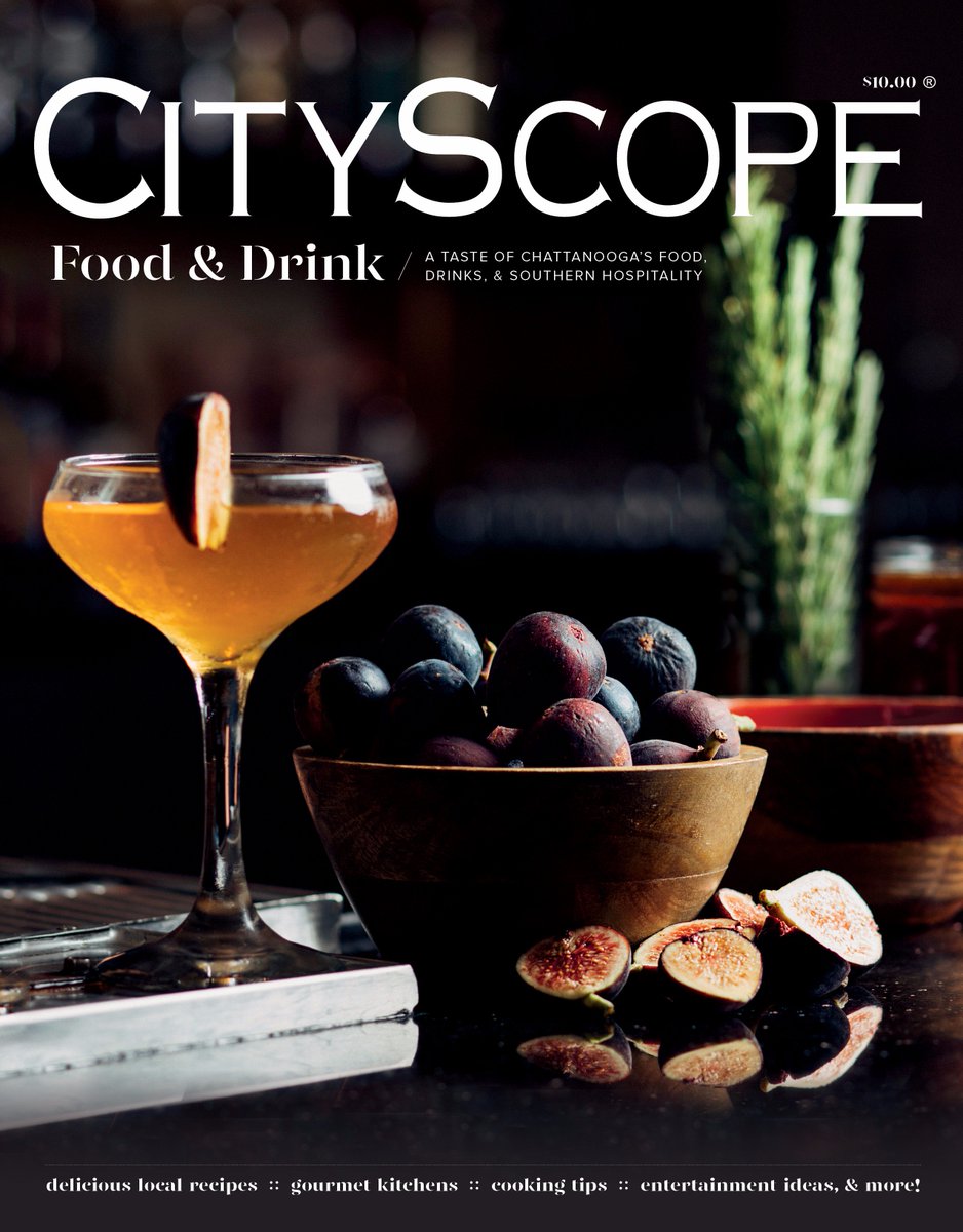Don't miss our 2017 Annual Food &amp; Drink issue available in stores or online soon at cityscopefoodanddrink.com! #chattanooga #cityscopemagazine