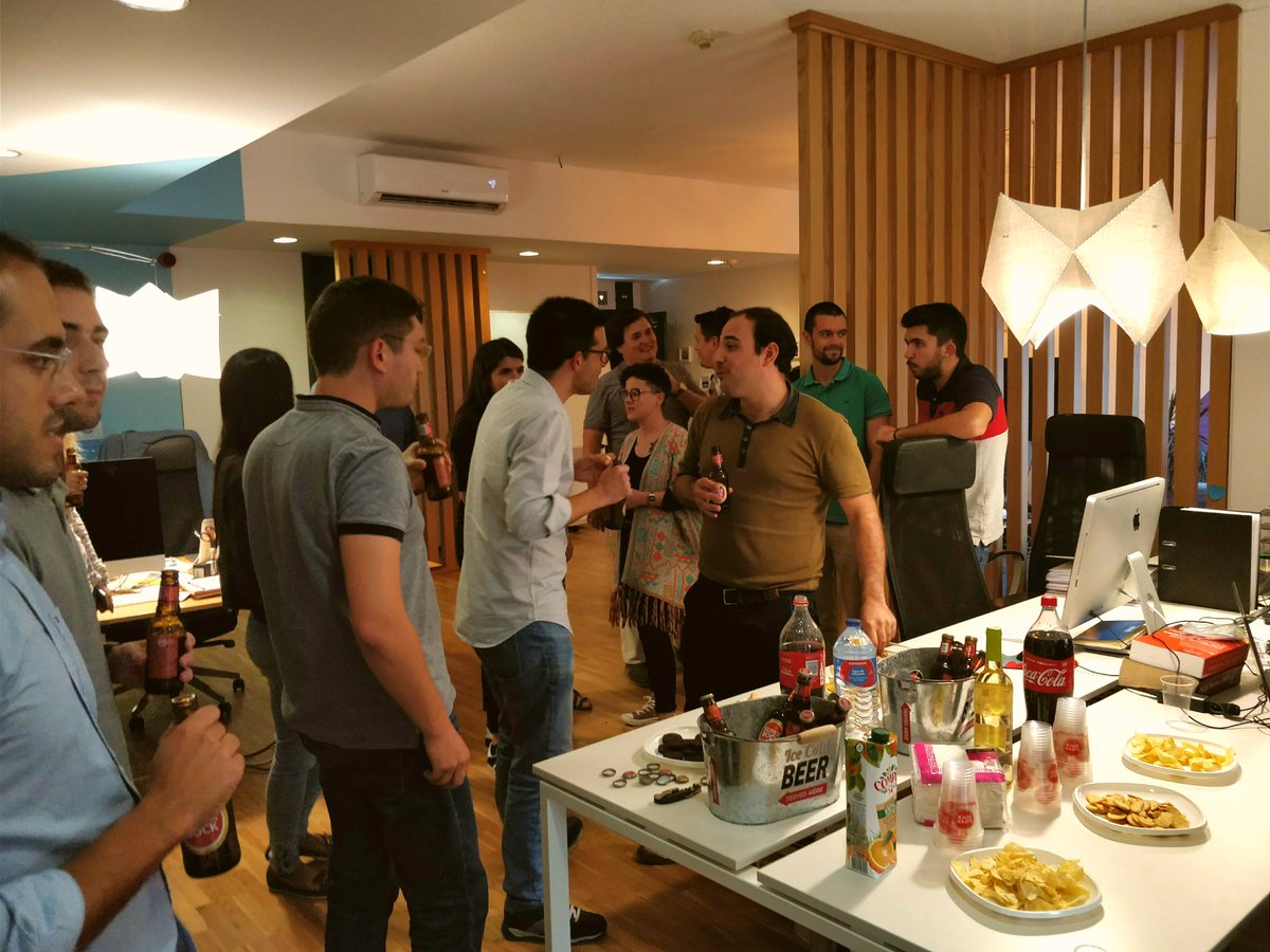 F2Founders's tweet image. Another great Founders Are #HappyHour at @bitmakersw &apos;s office. It was legen -wait for it- dary! LEGENDARY! 😎