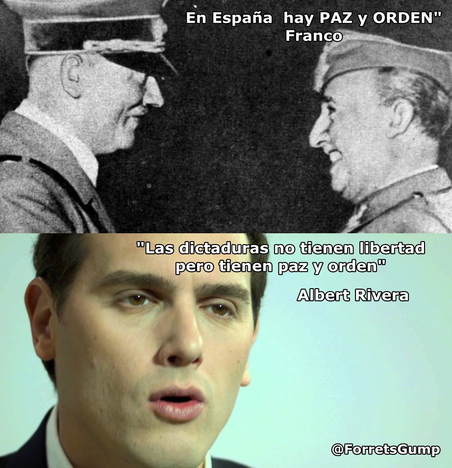 ForretsGump's tweet photo. OS acordáis cuando el Falangista Rivera decía que Cs era Centro-Izquierda? manda huevos! #DiaMundialdelHuevo https://t.co/PwVahuIFwu