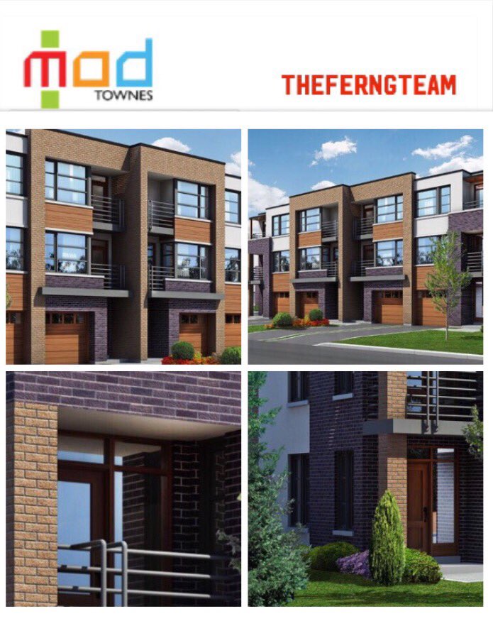 TheFernGTeam's tweet photo. Coming soon to South Mississauga; modern living - luxury townhomes from the mid $900's up to 2270sq.ft.
#IntercityRealty #mississauga https://t.co/0c32yJS9cN