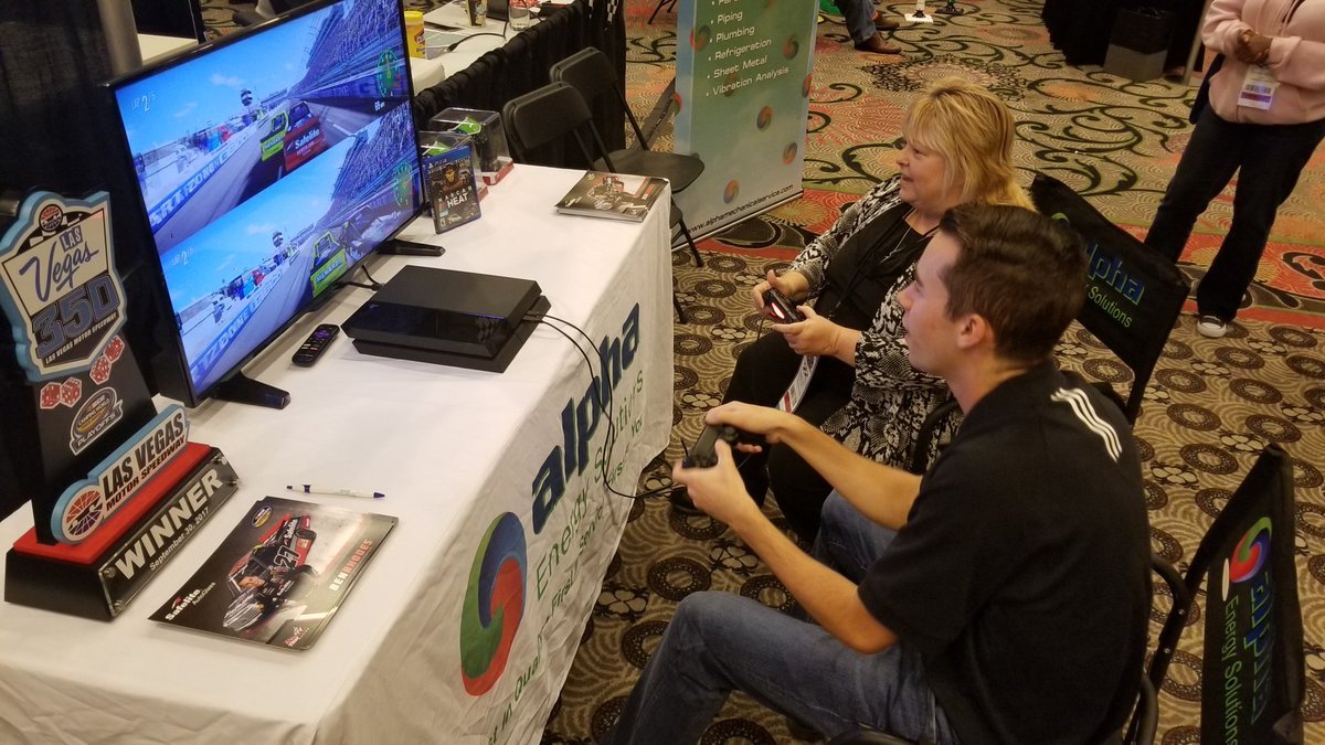 Hey <a href="/FS1/">FS1</a>, Ben also raced on his weekend off ... against <a href="/KPPANIGP/">KPPA</a> conference attendees on behalf of <a href="/AlphaEnergy/">Alpha Energy Solutions</a> on NASCAR Heat 2! (BRpr)