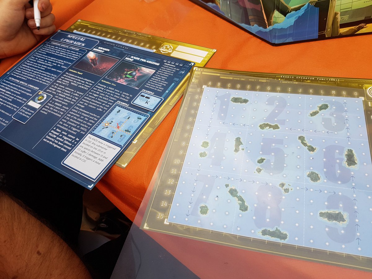 RDJugones's tweet photo. Estrenando las expansiones de #CapitanSonar de @FRAGAMES en @FJuegosCordoba https://t.co/qiw8teyyCA