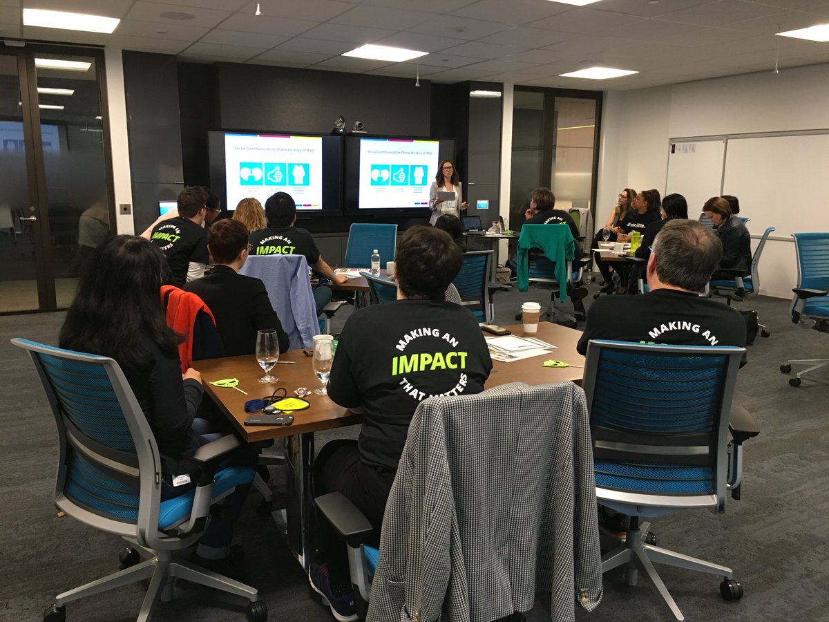 RWAworks's tweet photo. RWA is proud to take part in @DeloitteCanada's Annual #ImpactDay &amp; teaching staff about the business benefits of inclusive hiring. #RWAworks https://t.co/NlOk6NFyii