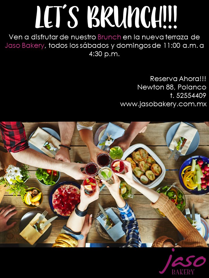 Todos los fines de semana prueba nuestro Brunch!!! Delicias desde omelettes, ensaladas, pork chops y más! 
Reserva 52554409
Newton88 Polanco