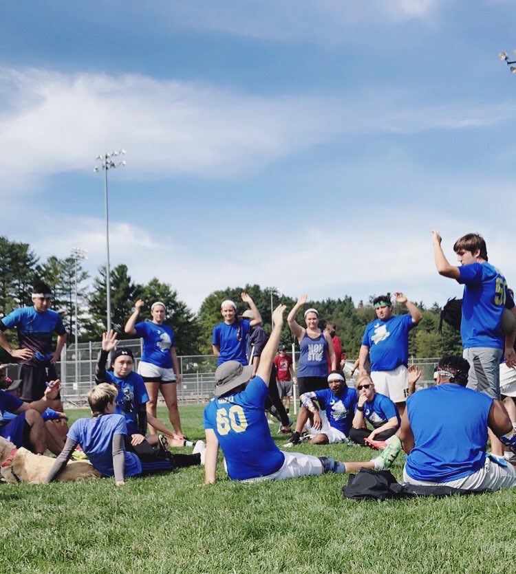 StormQuidditch's tweet photo. Raise your hand if you're ready for @UNCGQuidditch 's #MinervaCup! Keep an eye on our social media for updates! @southernstorm_quid (Insta) https://t.co/1ZEaVRWdKu