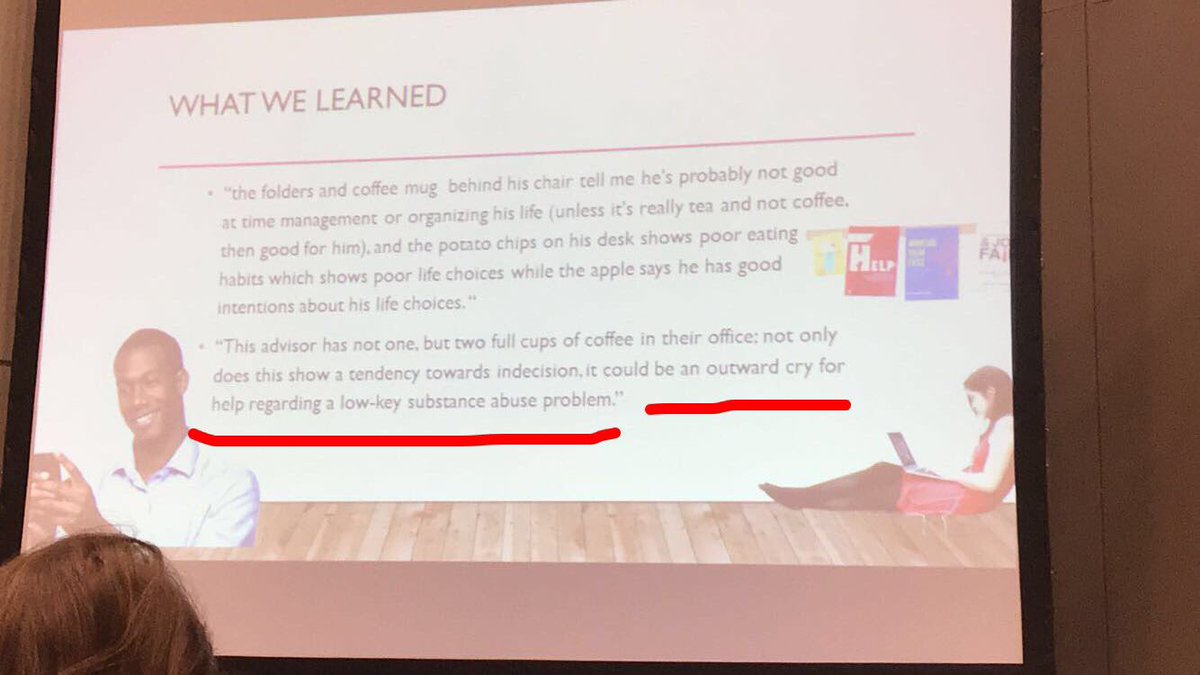 wardamnmegs's tweet photo. To my #AcAdv coffee lovers, I’ve got some bad news from #C174 about coffee in your space... #NACADA17 https://t.co/QKwwNh8gyc