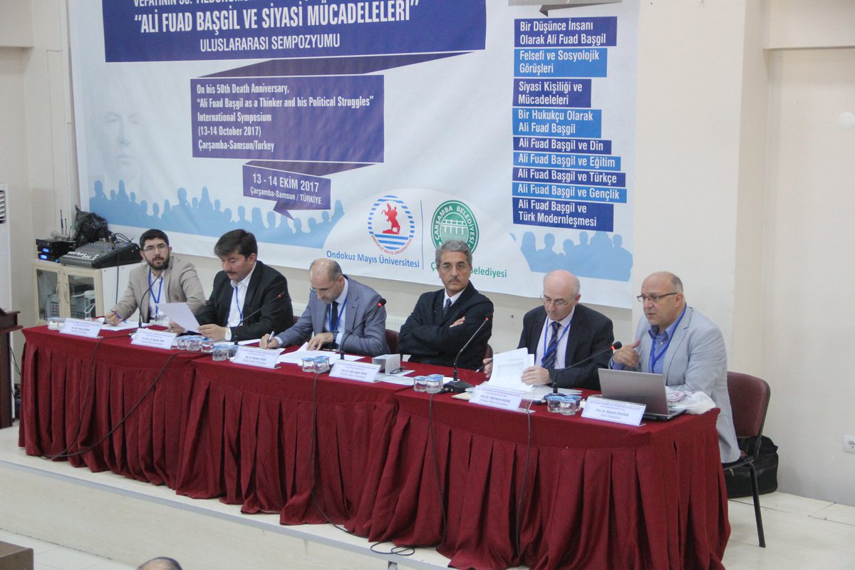 baskandundar's tweet photo. "Uluslararası Ali Fuat Başgil Sempozyumunun" ilk gün oturumları sona erdi. Sempozyum yarın 09.30'da yeni konu ve katılımcılarla devam edecek https://t.co/95xNxCZYHN