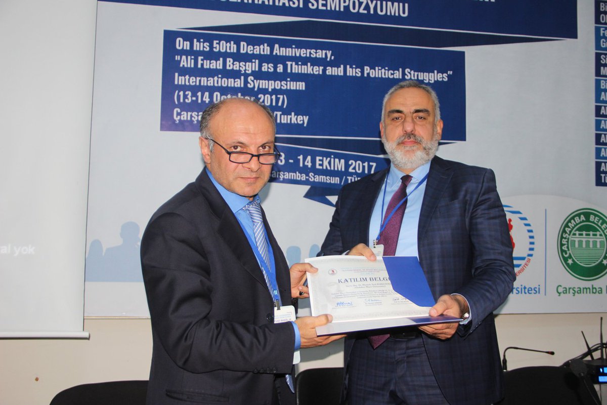 baskandundar's tweet photo. "Uluslararası Ali Fuat Başgil Sempozyumunun" ilk gün oturumları sona erdi. Sempozyum yarın 09.30'da yeni konu ve katılımcılarla devam edecek https://t.co/95xNxCZYHN