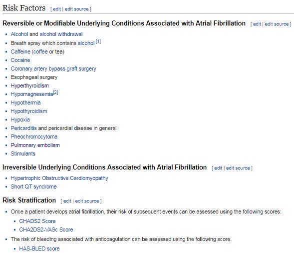 FahadAlKhalfan's tweet photo. #ClotChat #Afib #WTDay17 Here are some risk factors for Atrial fibrillation https://t.co/8AvBd2jKaM #wikidoc https://t.co/4mVHeAALiP