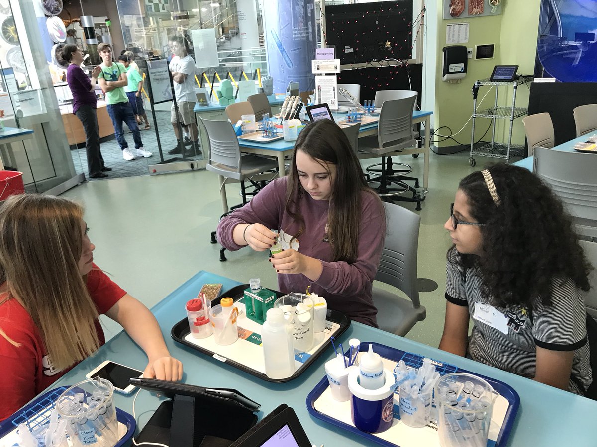 MsAMcGuire's tweet photo. Separating DNA in the science museum #ddmsdriven @DDMSDragons https://t.co/WpEdbOvtjm