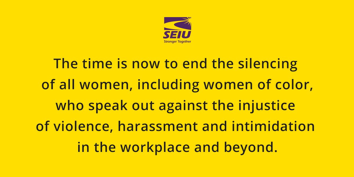 SEIU's tweet photo. Solidarity has intersections. We stand against this at all of them. #WocAffirmation #TransWomenMatter #WomenBoycottTwitter https://t.co/yhZlfztyWy