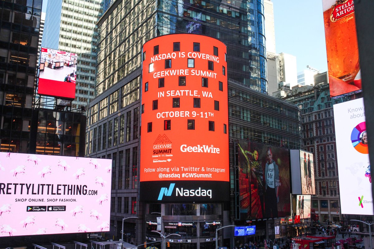 toddbishop's tweet photo. Epic! Thanks @nasdaq! #gwsummit https://t.co/MGdpORhLmc