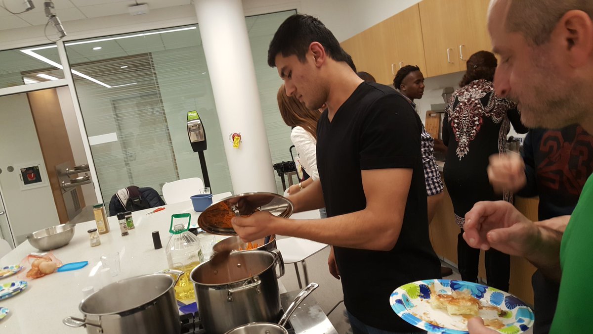 elvirm31's tweet photo. Taste of Culture, Cooking Classroom: Bosnian, Hungarian, Serbian, and Uzbek dishes shared with all @websteru https://t.co/SbTaTNB7Iy