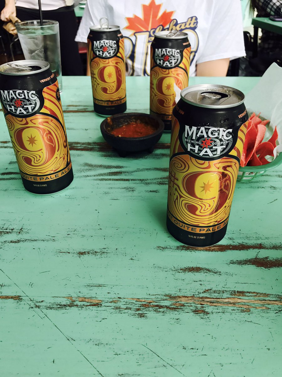 MagicHatCLE's tweet photo. Enjoying some #9's at Barrio downtown CLE! @magichat @barriocleveland https://t.co/wmDeR3T6k7