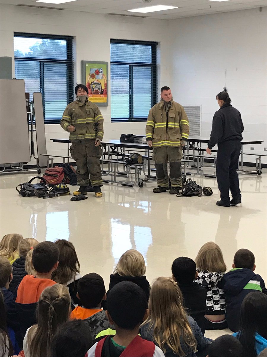 Central301's tweet photo. #PVCoyotes learn during Fire Prevention Month. https://t.co/tsYKrymQUf